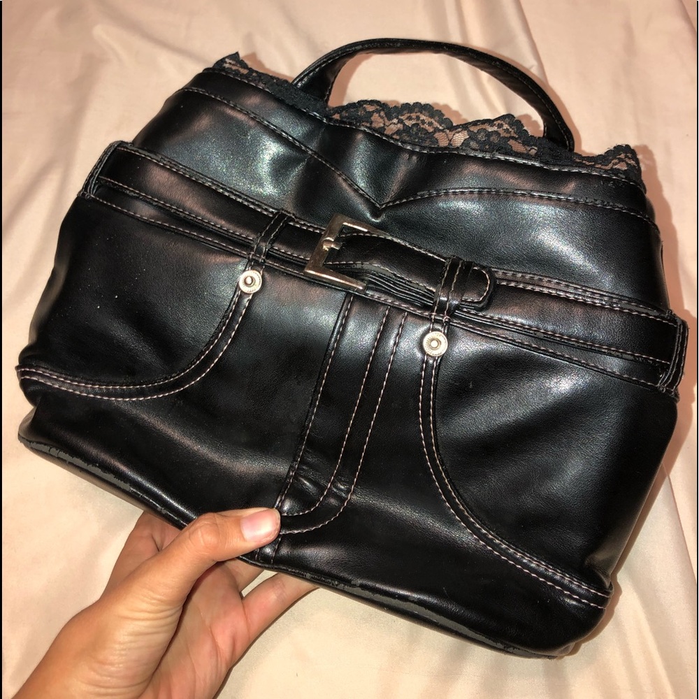 Black handbag